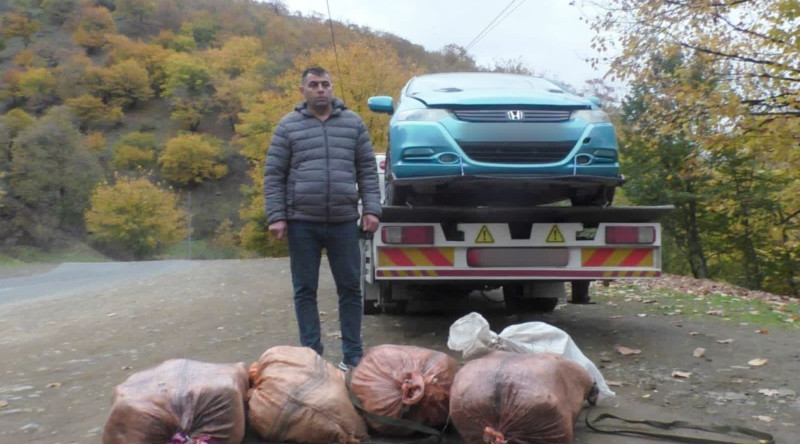 Yardımlıda evakuatorla narkotik daşıyan dəstə üzvləri saxlanılıblar