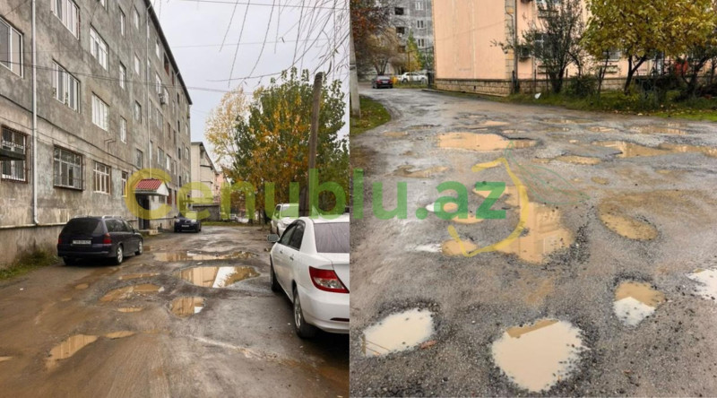 Lənkəran yollarından növbəti şikayət: “Bərbad gündədir” - FOTO