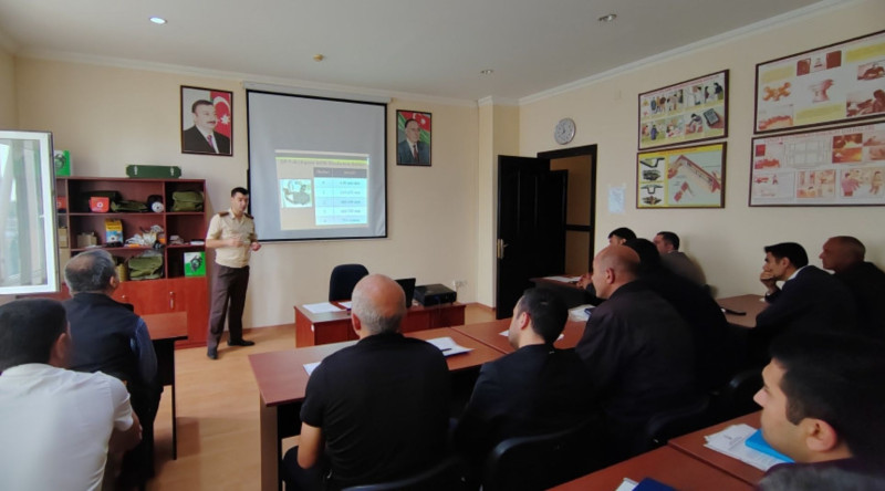 FHN-in Cənub Regional Mərkəzində mülki müdafiə kursları keçirilib