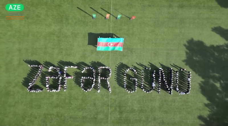 Cəlilabadda gənclər Zəfər Gününü fləşmobla qeyd etdilər - VİDEO