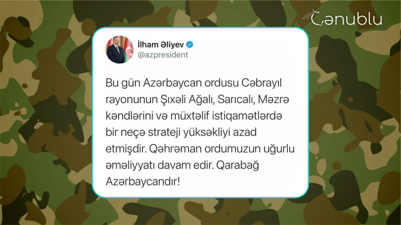 Vətən müharibəsinin xronikası: 5 noyabr