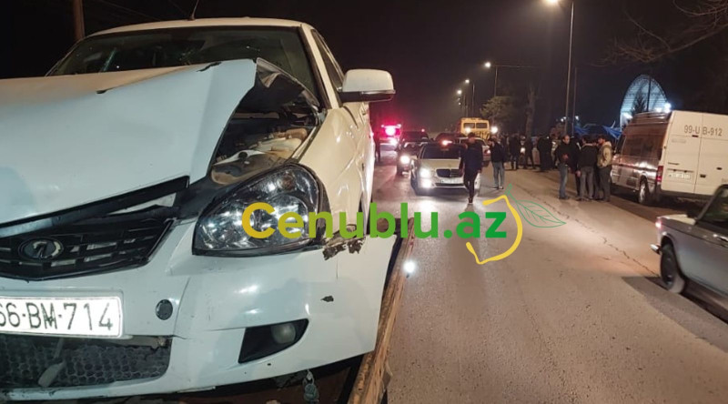 Lənkəranda qəza: İki nəfər xəsarət alıb - YENİLƏNİB