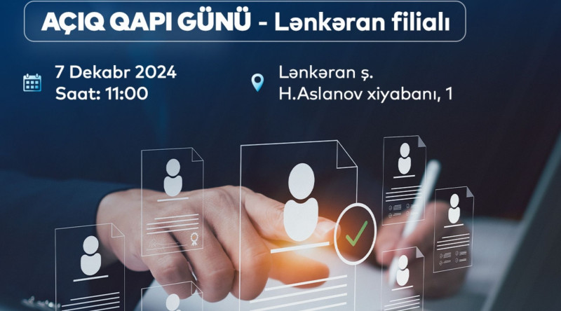 “Bank of Baku” Lənkəranda AÇIQ QAPI GÜNÜ keçirəcək