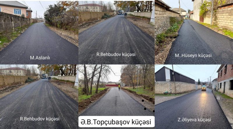 Masallıda yollara asfalt çəkilir