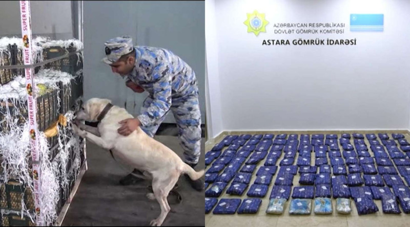 “Alma” yüklü avtomobildən külli miqdarda narkotik vasitə aşkarlandı