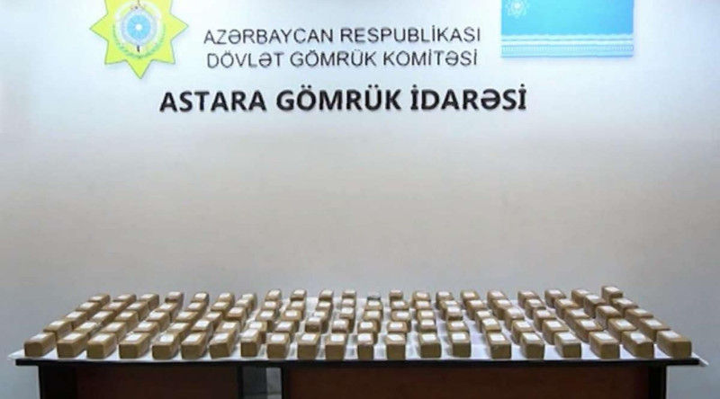 Alma yükündən narkotik vasitə aşkar edildi