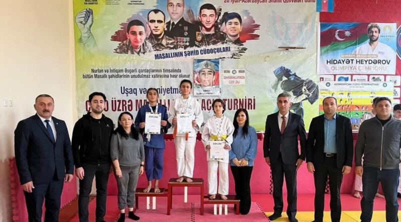 Masallıda cüdo turniri keçirilib