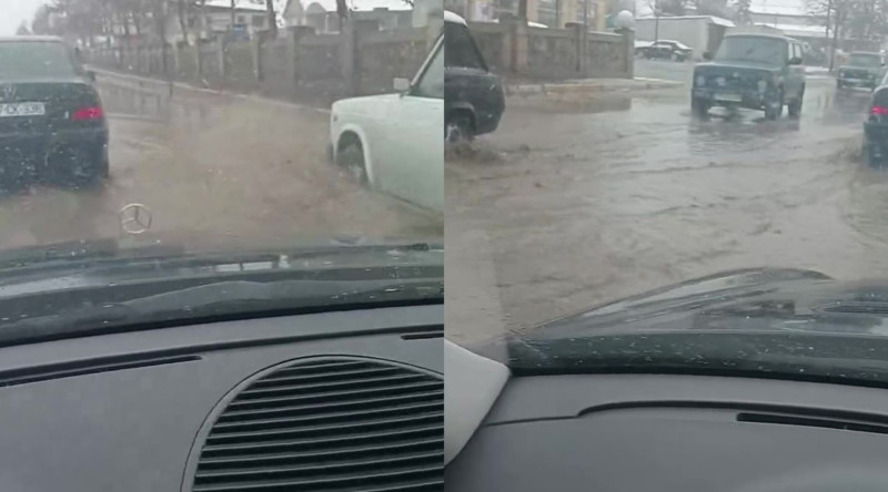 Cəlilabadda 5 mm qar yağdı: yollar keçilməz oldu - ŞİKAYƏT + VİDEO