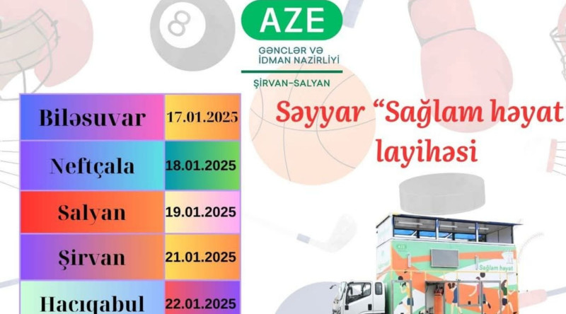 Biləsuvarda Sağlam həyat layihəsi keçiriləcək 
