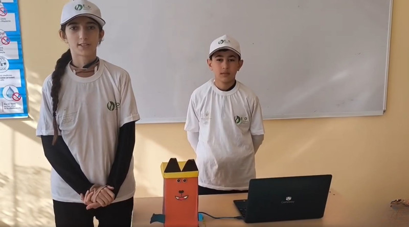 Cəlilabadlı məktəblilərdən maraqlı ixtira - VİDEO