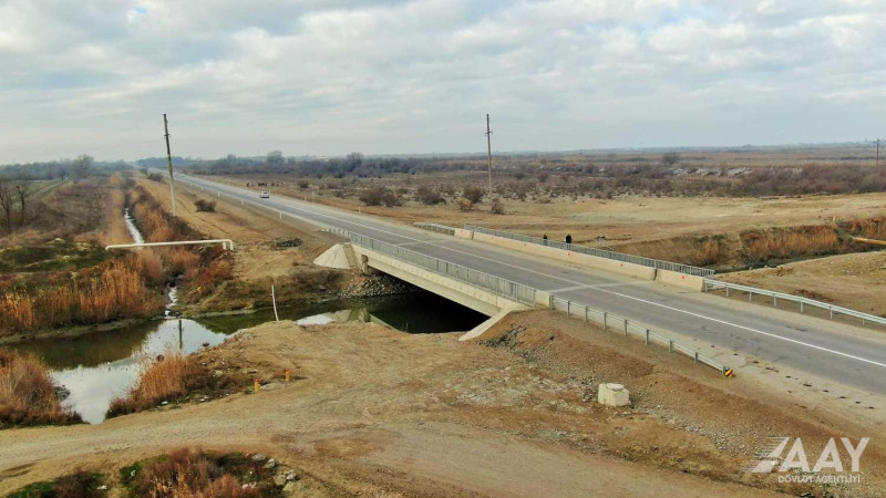 Ələt-Astara magistralının bir hissəsi yenidən qurulub - VİDEO