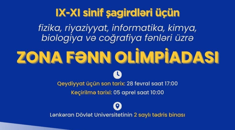 Lənkəranda Olimpiadaya qeydiyyat başladı