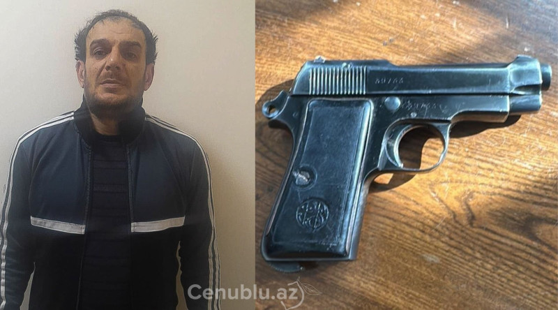 Cəlilabad sakinindən tapança aşkarlanıb