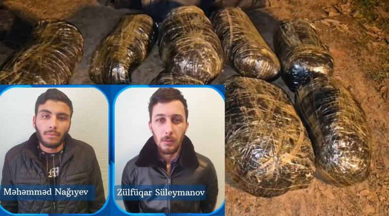 Lerikdə İrandan gətirilən 10 kq narkotik aşkarlanıb - VİDEO