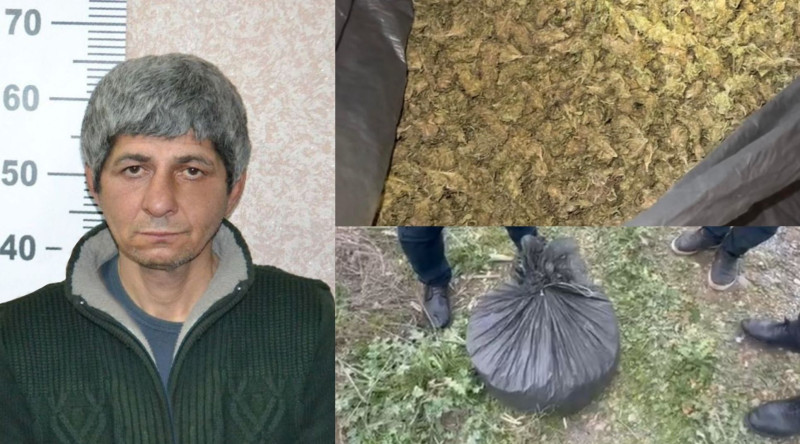 Lerikdə saxlanılan narkokuryerdə marixuana aşkarlanıb