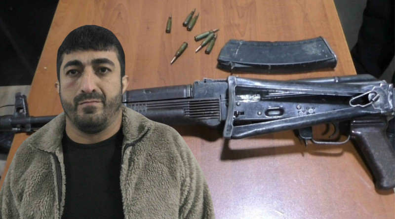 Lerikdə silah-sursat saxlayan şəxs saxlanılıb - VİDEO