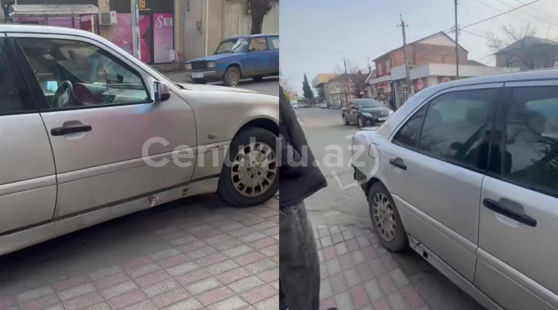 “Avtomobil səkidə saxlayır, biz harada dayanaq?” – Lənkərandan ŞİKAYƏT- VİDEO