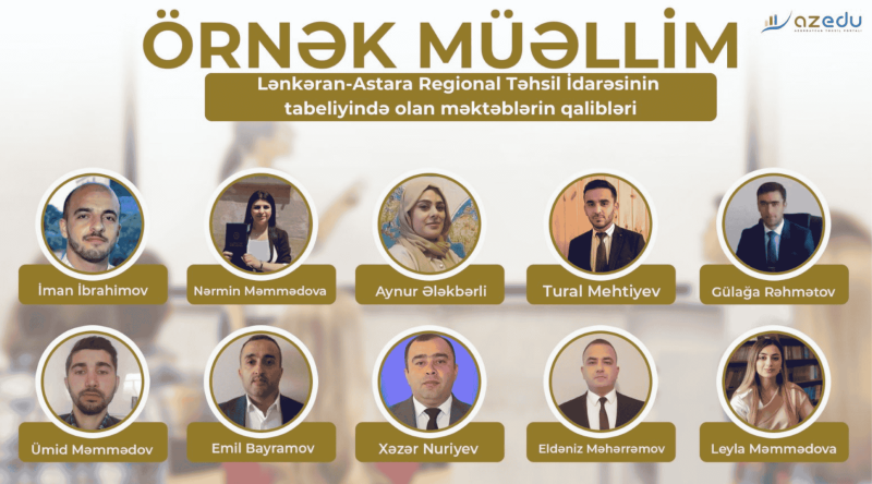 Lənkəran-Astara regionunun Örnək müəllimlərini TANIYAQ