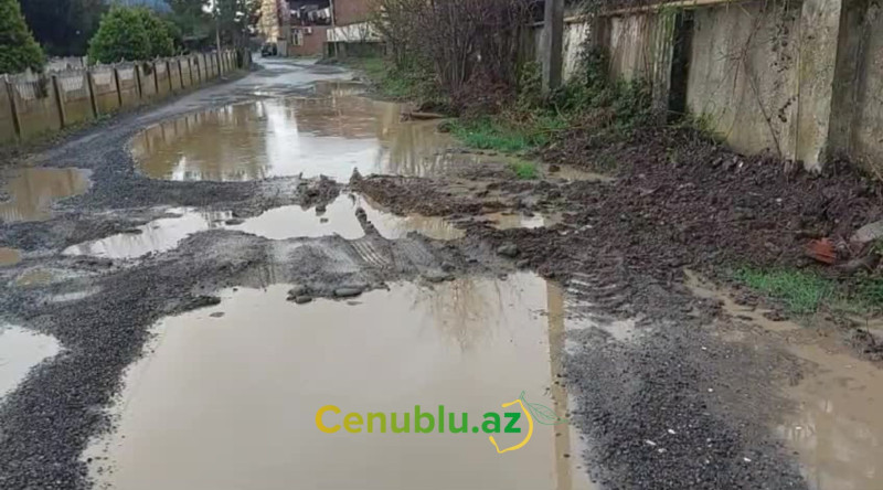 Lənkəranda bitməyən yol problemi - ŞİKAYƏT