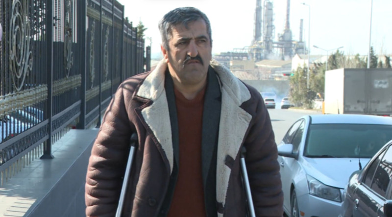 Birinci Qarabağ müharibəsi əlilinin müavinəti kəsilib - VİDEO