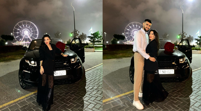 Toral Bayramov xanımına avtomobil hədiyyə etdi - VİDEO