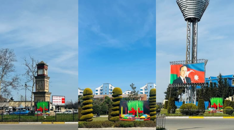 Novruz bayramı ilə əlaqədar Lənkəran bəzədilib