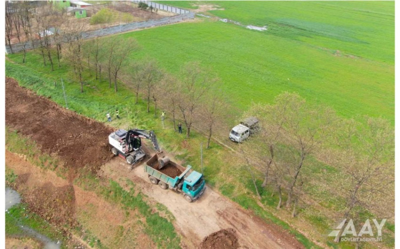 Masallıda 5 yaşayış məntəqəsinin yollarının yenidən qurulur - VİDEO