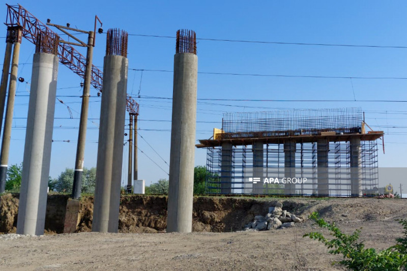 Ələt-Osmanlı-Astara dəmir yolunun Zəngəzur dəhlizinə qədər hissəsinin inşasına başlanılıb FOTO + VİDEO