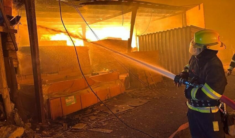 Lənkəranda sex yanıb - FOTO