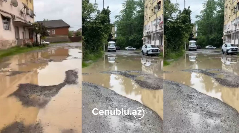 Lənkəranda məktəb yolu bərbad vəziyyətdə - ŞİKAYƏT + VİDEO