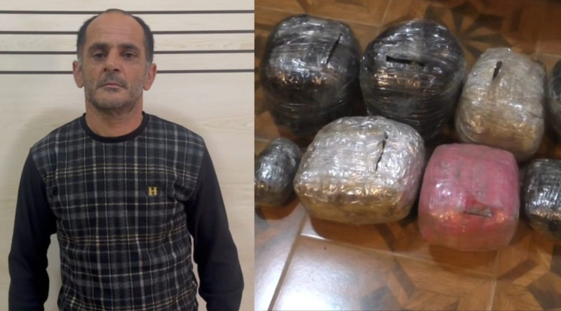 Masallıda 13 kiloqram narkotik vasitə tapılıb - VİDEO