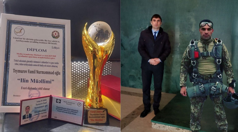 Şəhid Pəncəli Teymurovun qardaşı İlin Müəllimi oldu