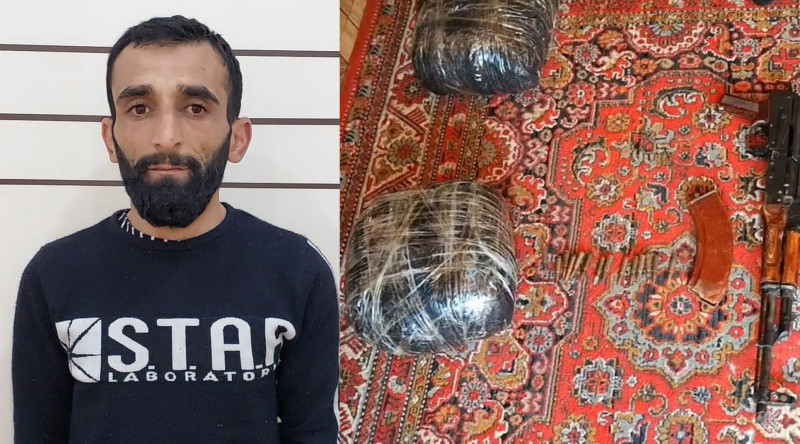 Lənkəranda narkotik və silah-sursat aşkarlanıb - VIDEO