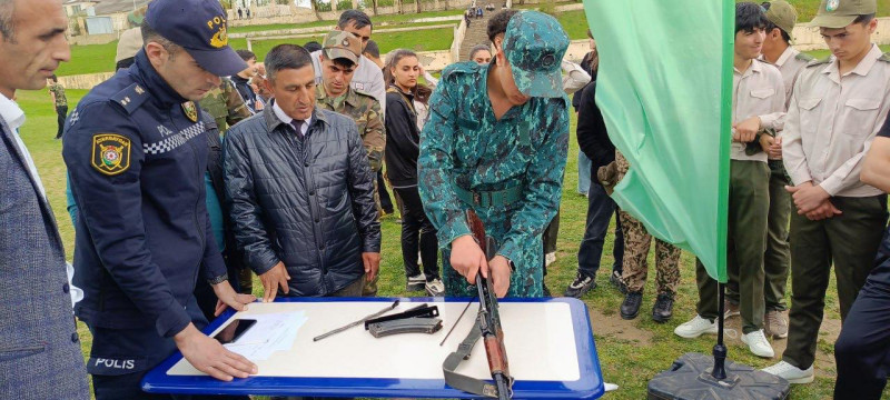 Lerikdə “Şahin” hərbi-idman oyununun rayon mərhələsi baş tutub