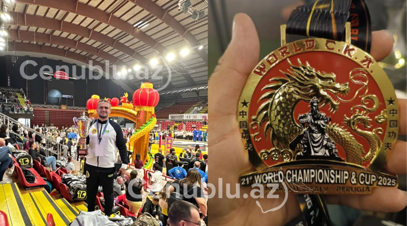 Lənkəranlı idmançı 8-ci dəfə dünya çempionu oldu