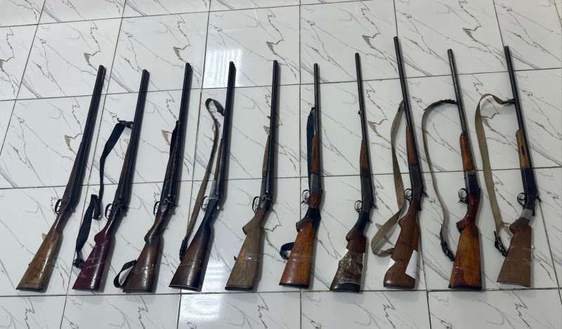 Astarada qanunsuz saxlanılan silahlar aşkarlanıb