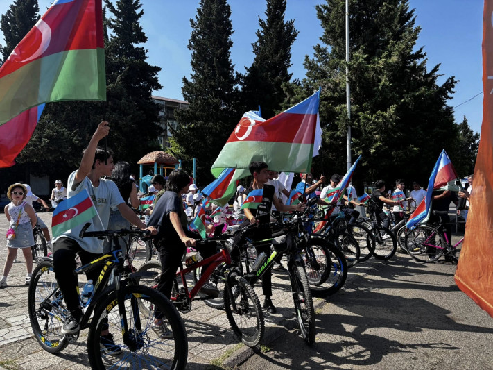 Lənkəranda veloyürüş keçirilib