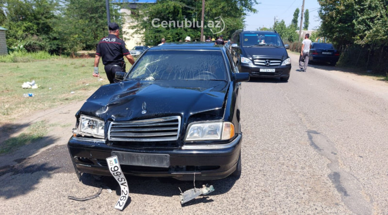 Lənkəranda avtomobil 57 yaşlı qadını vuraraq öldürüb - FOTO