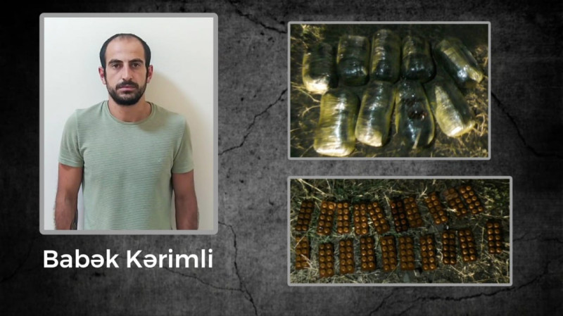 Cəlilabadda keçmiş məhkumdan 13 kiloqram narkotik götürülüb