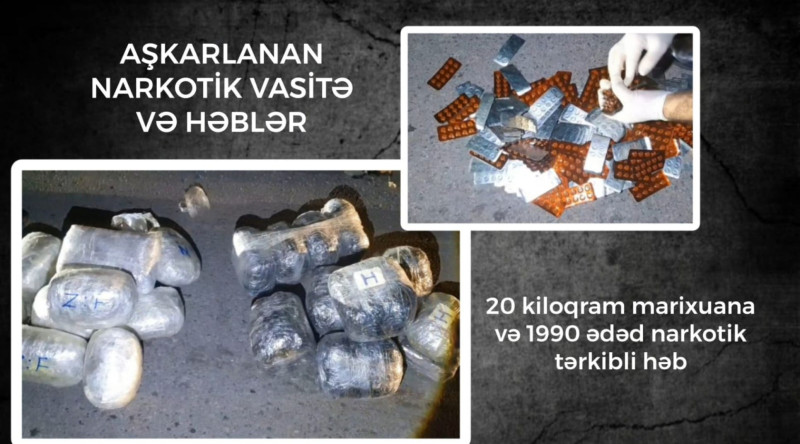 Lerikdə çətin relyef şəraitində əməliyyat keçirilib, 20 kiloqram narkotik vasitə aşkarlanıb