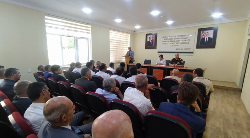 FHN Lerik rayonunda seminar-müşavirə keçirib