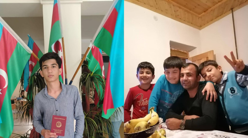 Şəhid Taleh İsmayılovun övladı 9-cu sinfi fərqlənmə ilə bitirdi