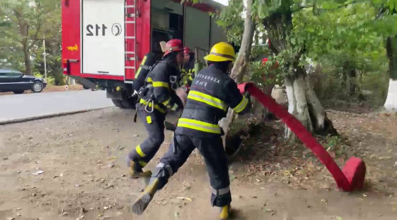 Hirkan Milli Parkında yanğın təhlükəsizliyinə dair nəzəri-praktiki tədbir keçirilib