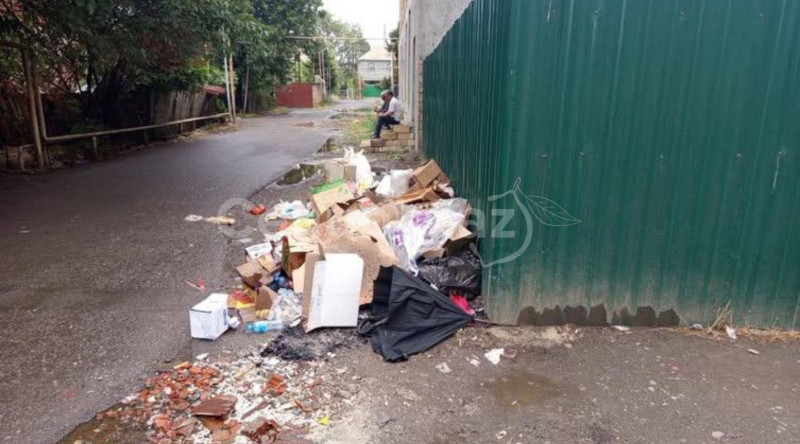 Lənkəranın Nizami küçəsi zibilliyə çevrilib - YENİLƏNİB