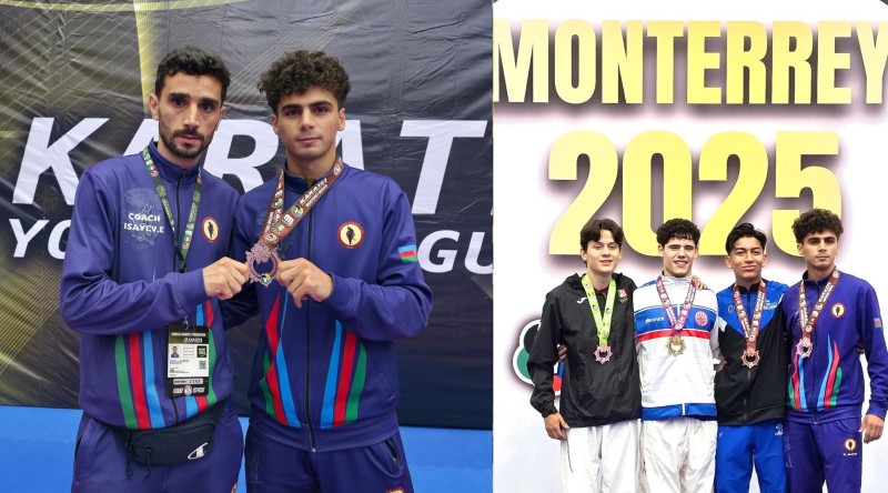 Astaralı karateçi Meksikada medal qazandı