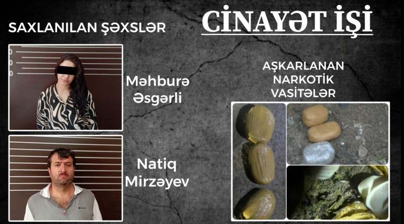Yardımlıda narkokuryer şəbəkə ifşa edildi - biri qadındır