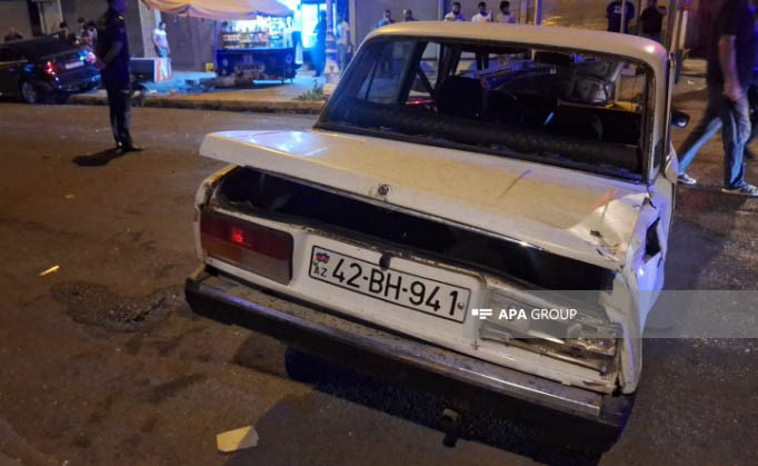 Lənkəranda qəza: 3 nəfər xəsarət alıb - FOTO