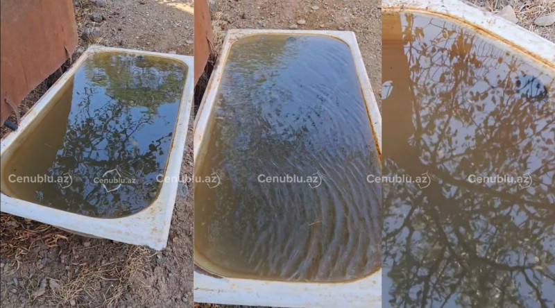 Cəlilabadın Xanəgah kəndində su problemi - VİDEO