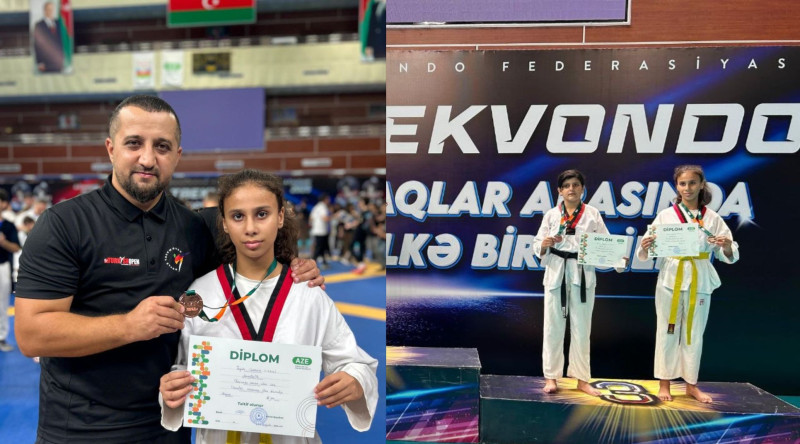 Masallı taekvondoçusundan medal