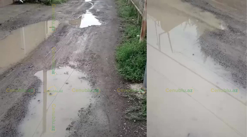 Lənkəranın bərbad yolundan ŞİKAYƏT